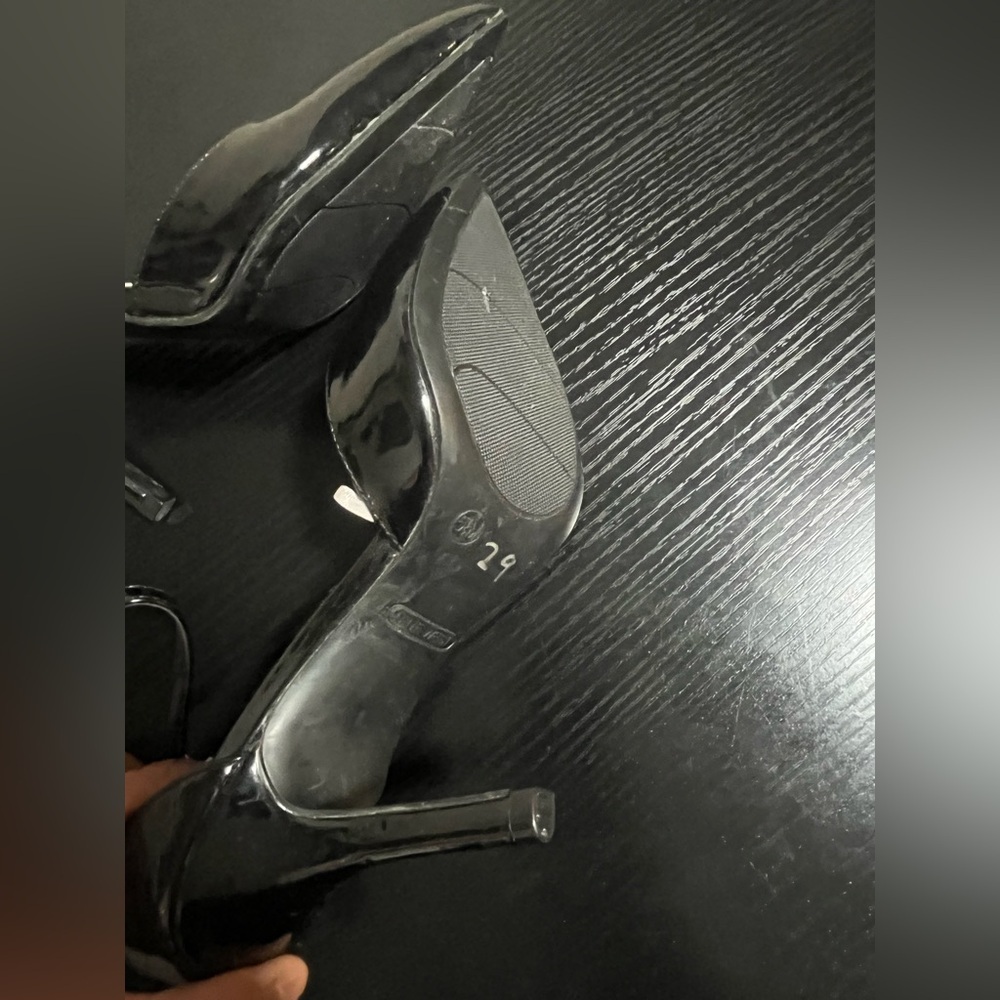 Nine West Black Heels with Ankle Strap - Picture 4 of 4